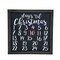 Transpac 16 in Multicolor Wood Christmas Countdown with Magnetic Wreath Advent Calendar for Holiday Cheer